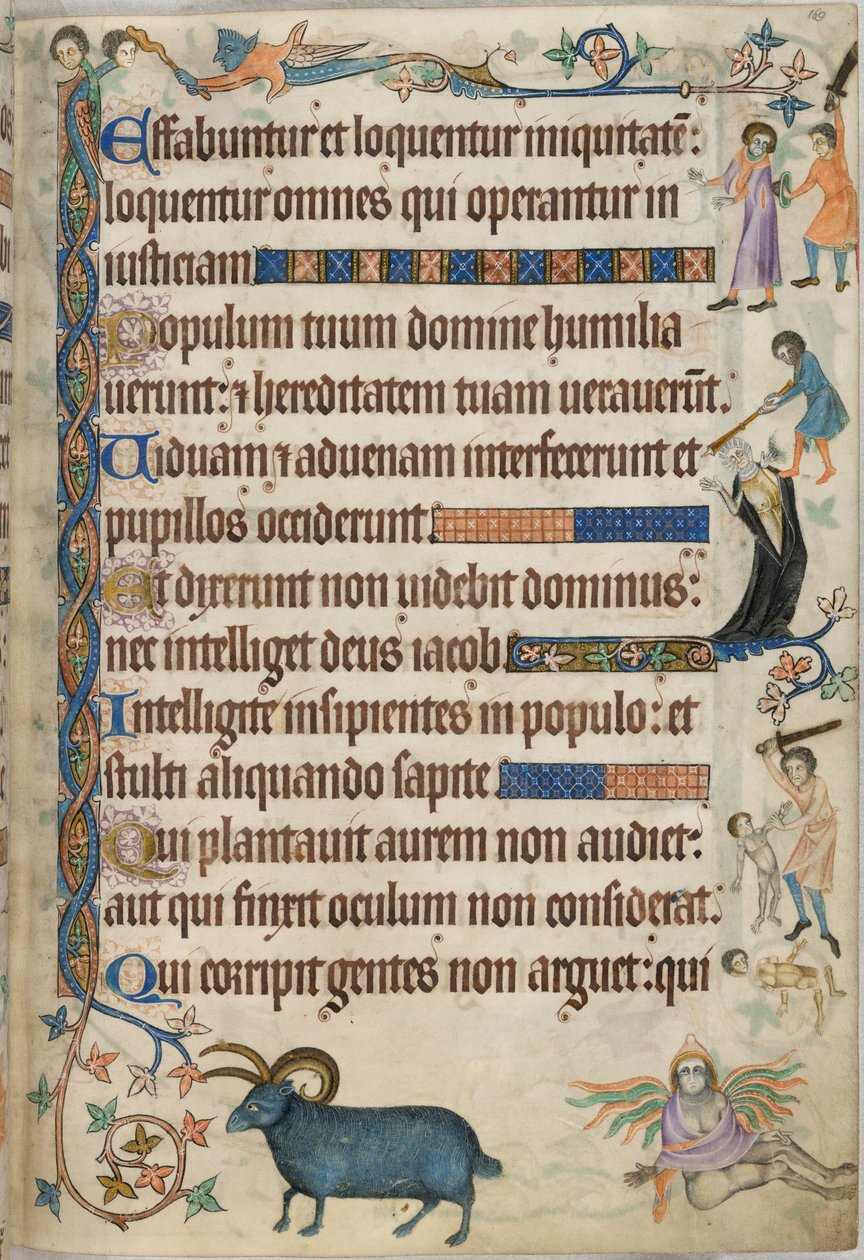Psalm 93, scenes of murder, from 