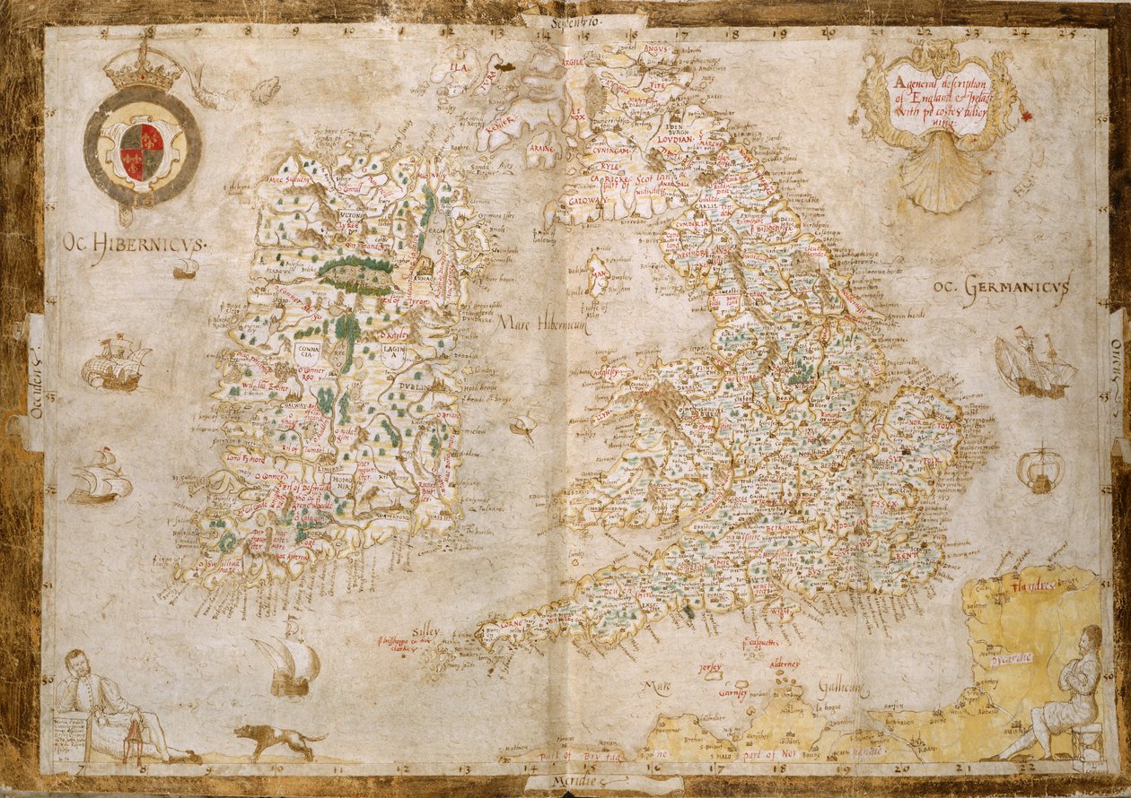 Map of Great Britain and Ireland, from 
