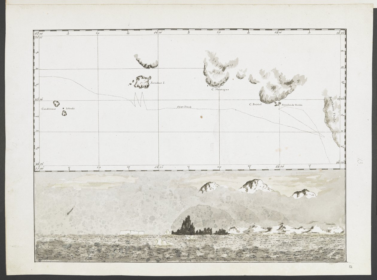 Twenty-two Charts, views of Headlands, etc., taken during Captain Cook