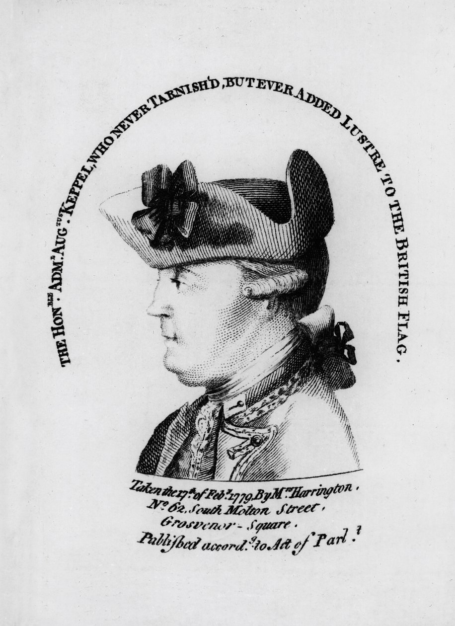 Admiral Augustus Keppel by English School