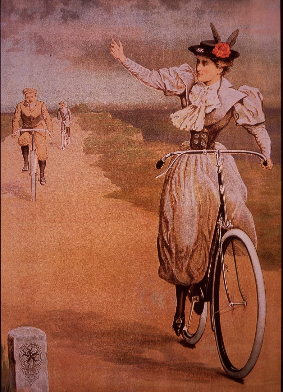 Advert for Humber bicycles by English School