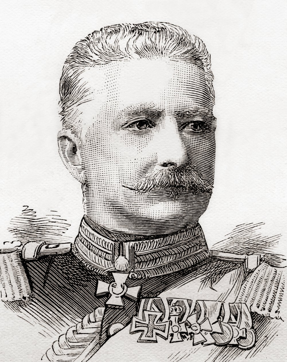 Alfred Ludwig Heinrich Karl Graf von Waldersee by English School
