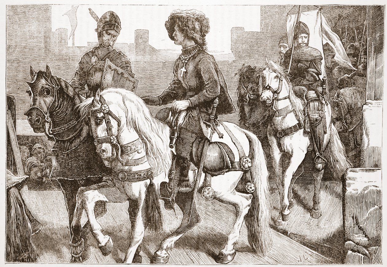 Arrival of the Hussite Deputies at Basle by English School