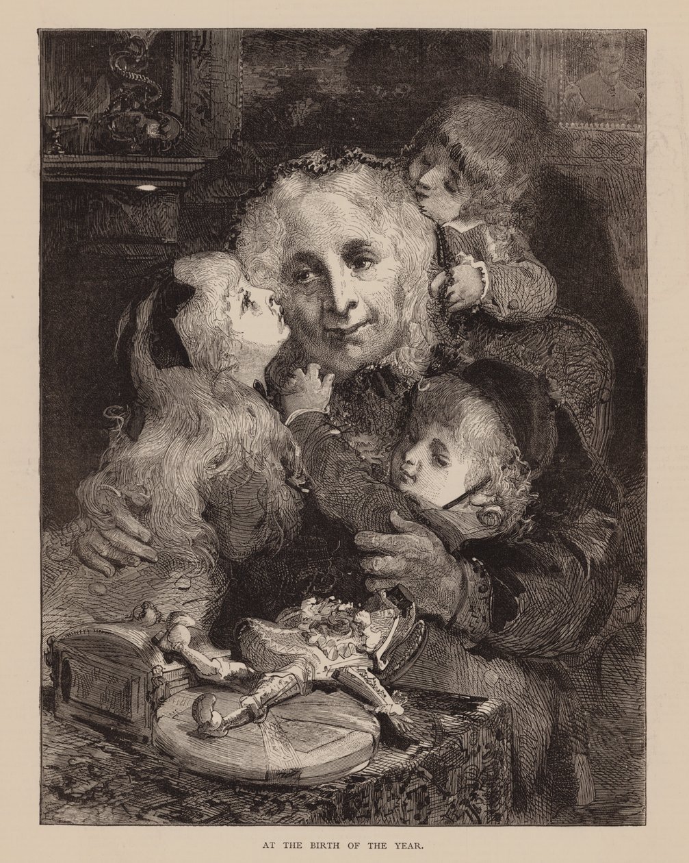 At the Birth of the Year by English School