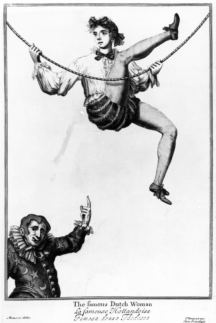 Bartholomew Fair, London: The Famous Dutch Woman by English School