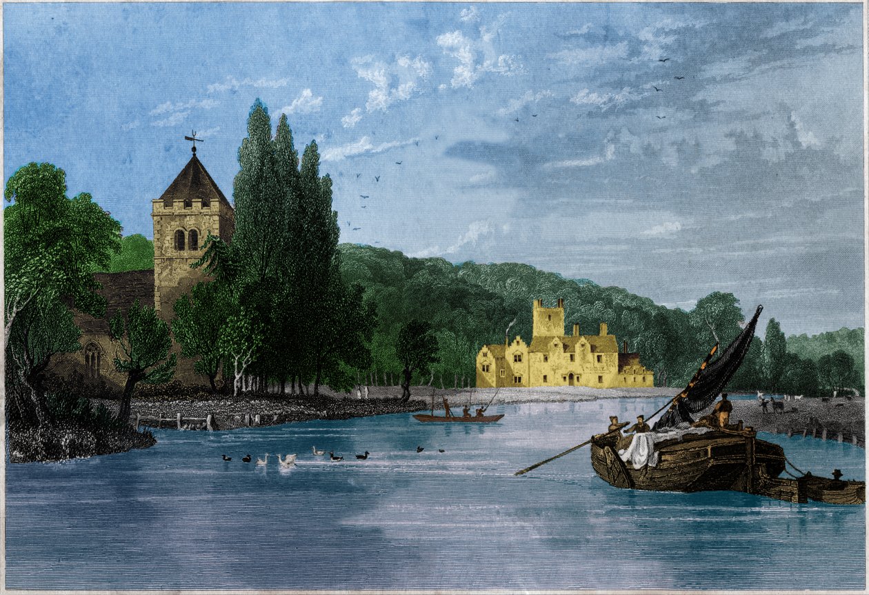 Bisham Abbey by English School