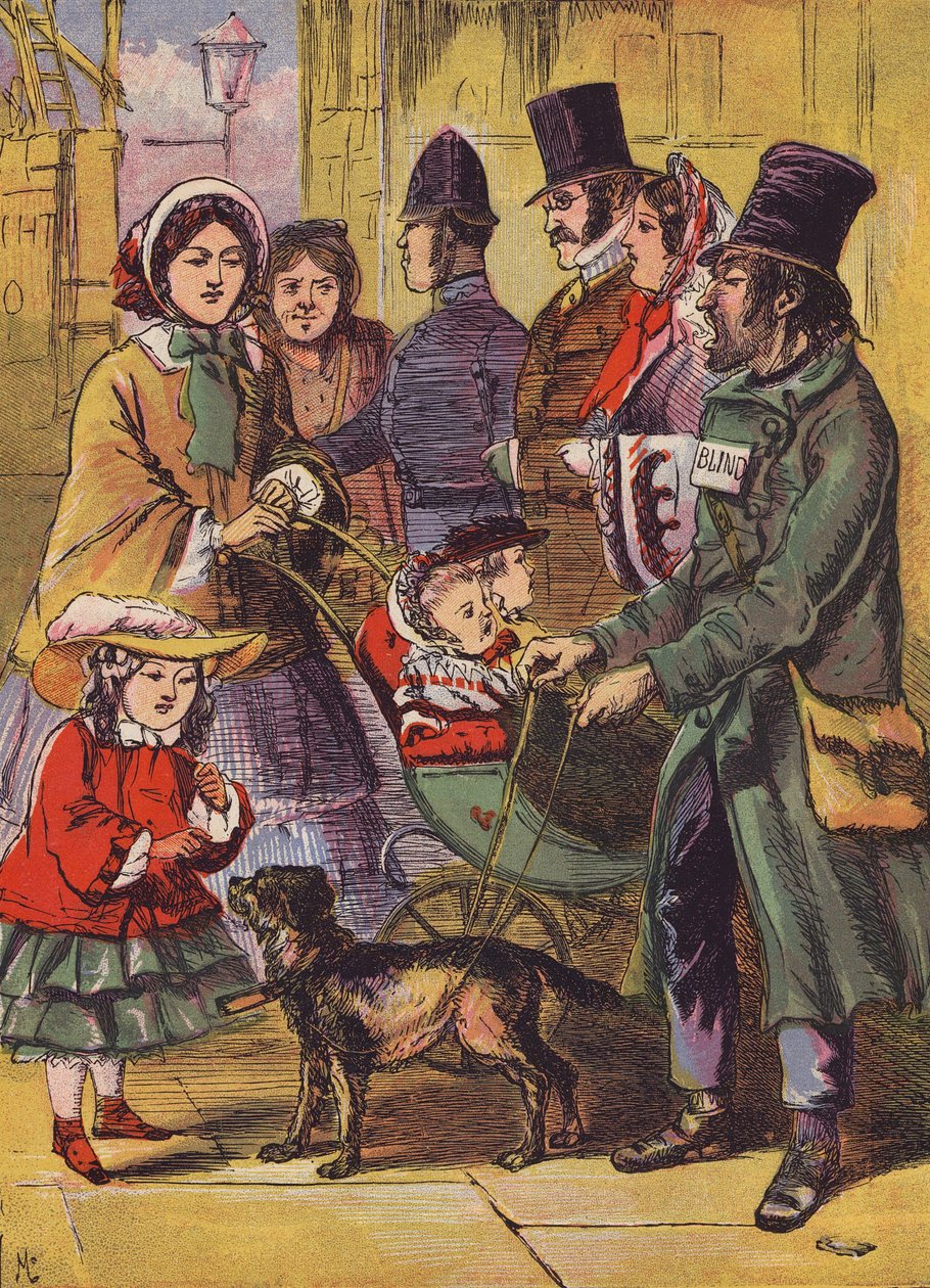 Blind Beggar by English School