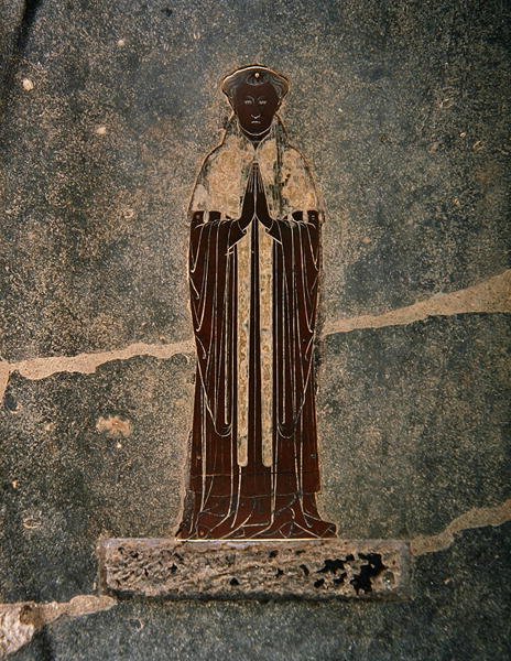 Brass of William White, in the Fitzalan Chapel by English School
