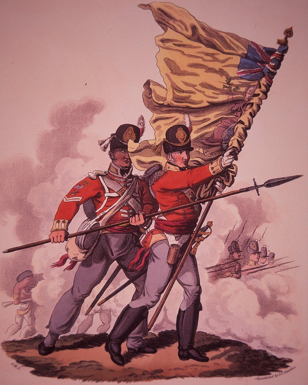 British Soldiers by English School