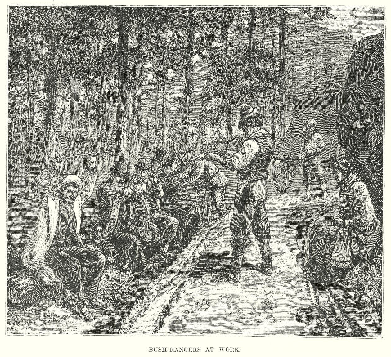 Bush-Rangers at Work by English School