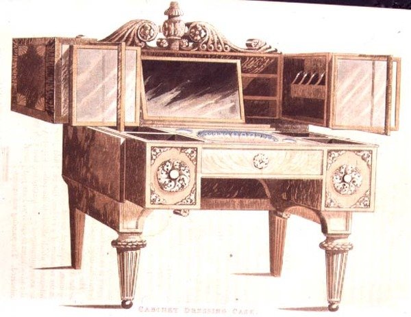 Cabinet Dressing Case, Plate 136 from Ackermann