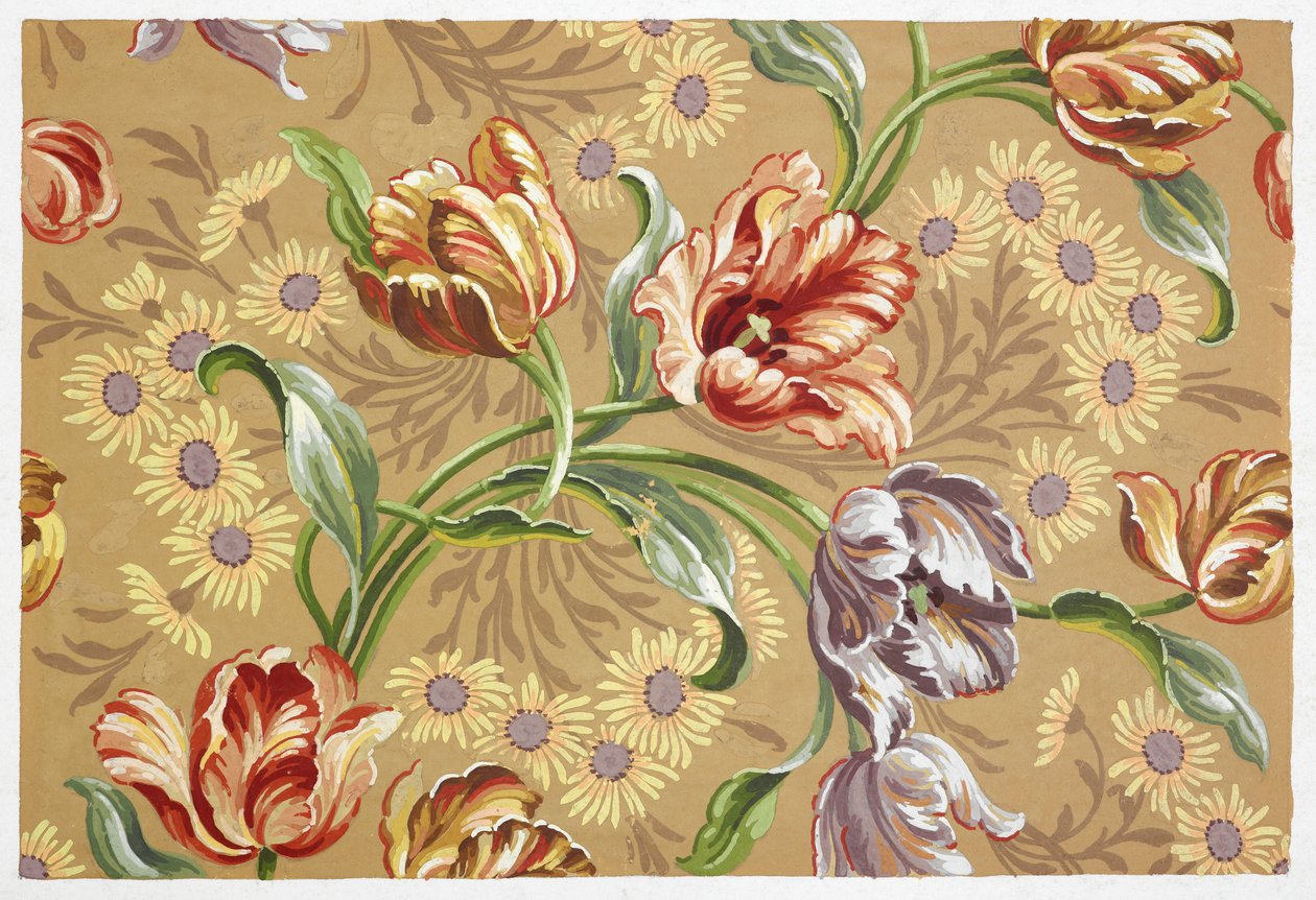 Carpet design by English School