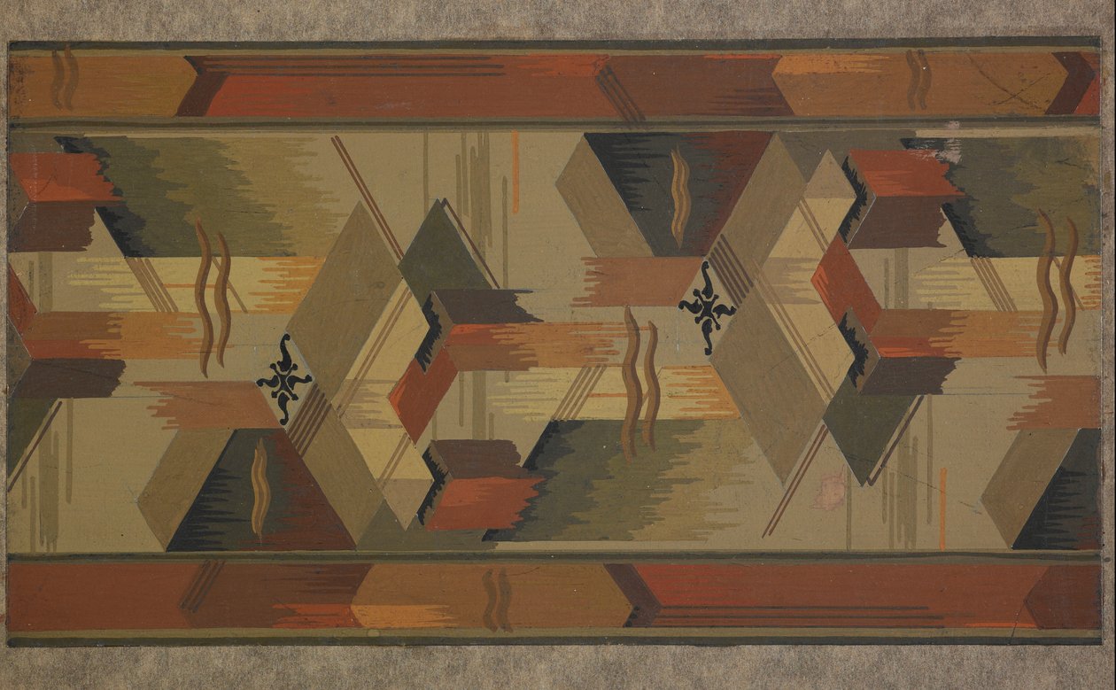 Carpet design by English School