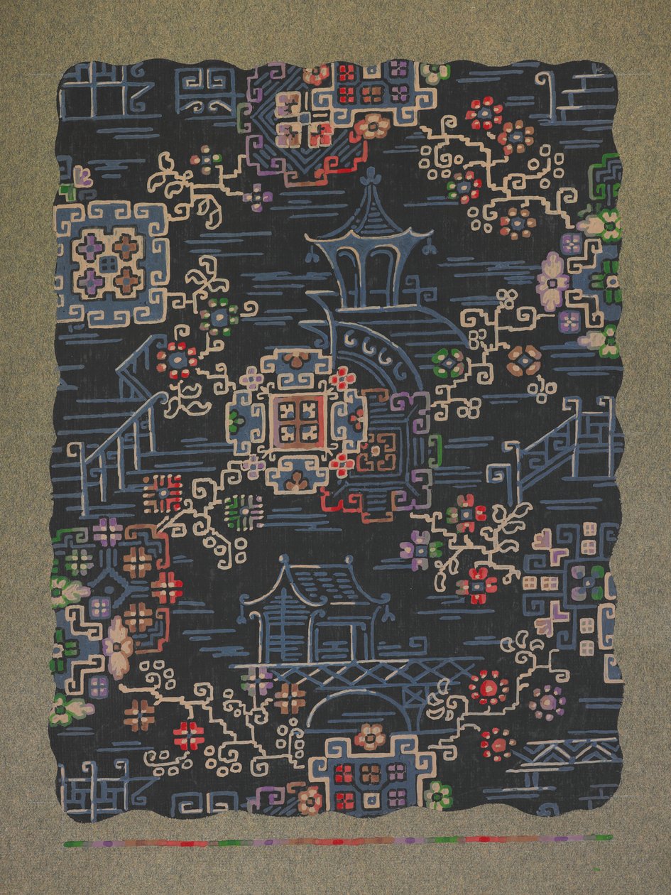 Carpet design by English School