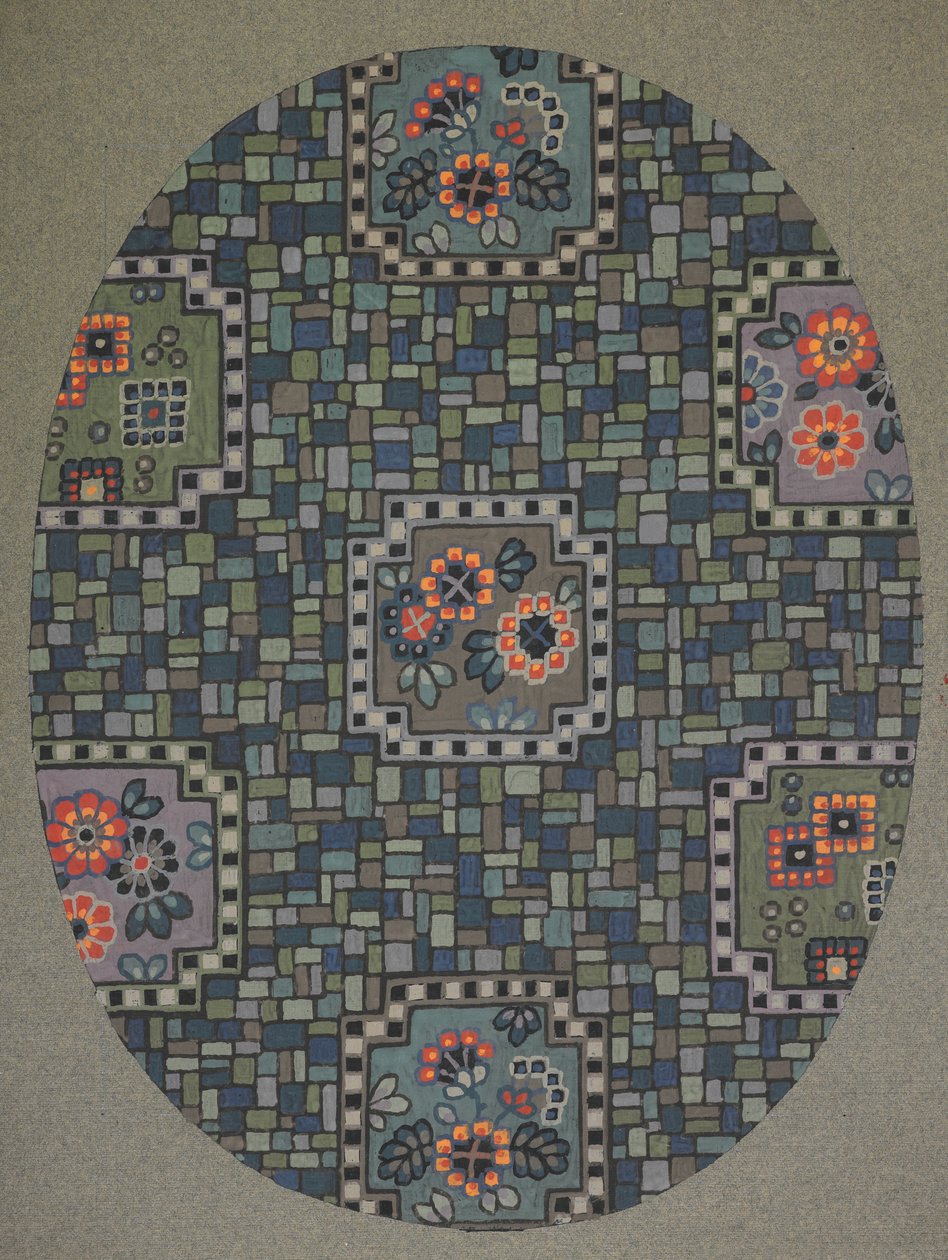 Carpet design by English School