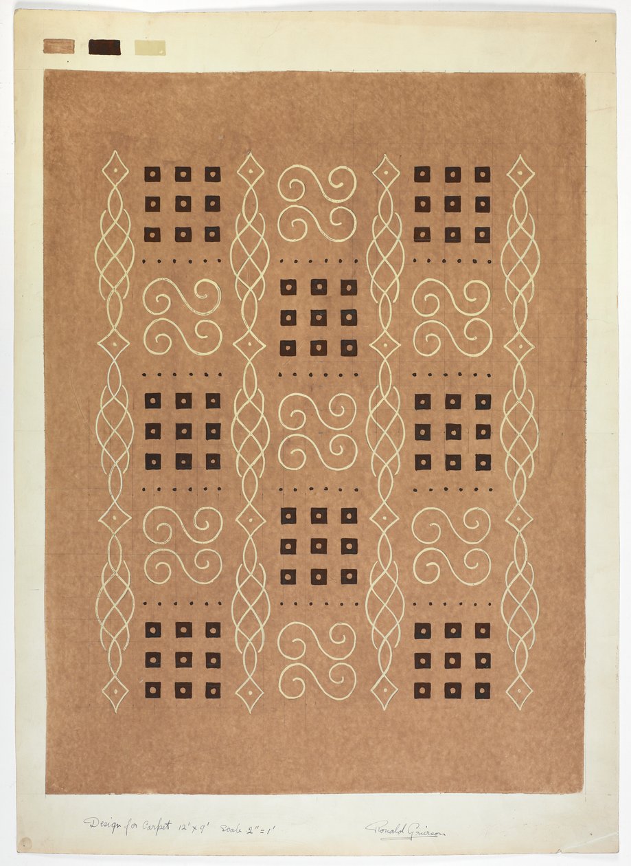 Carpet Design by English School