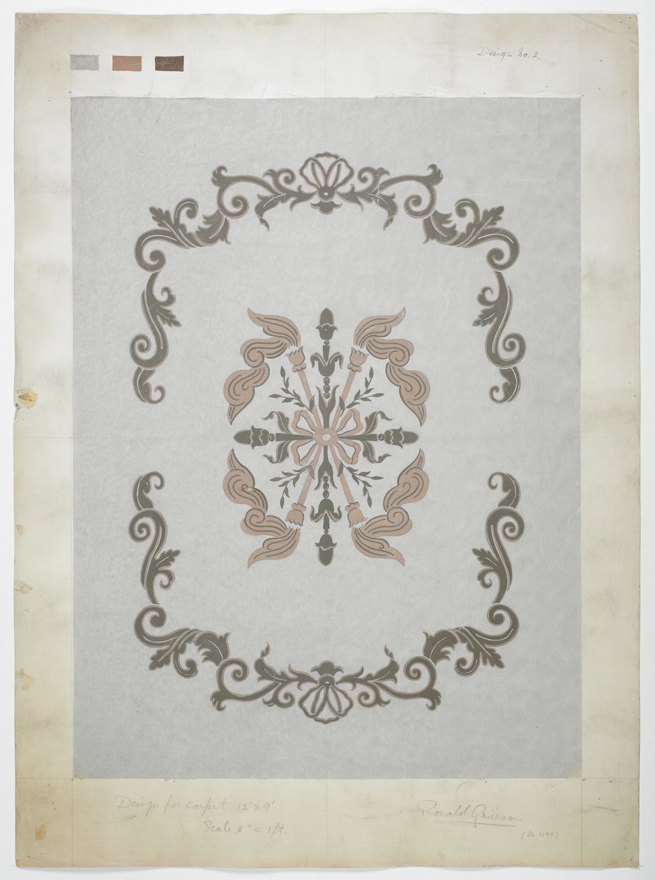 Carpet Design by English School