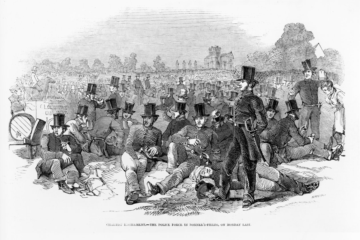 Chartist Excitement, the Police Force in Bonner