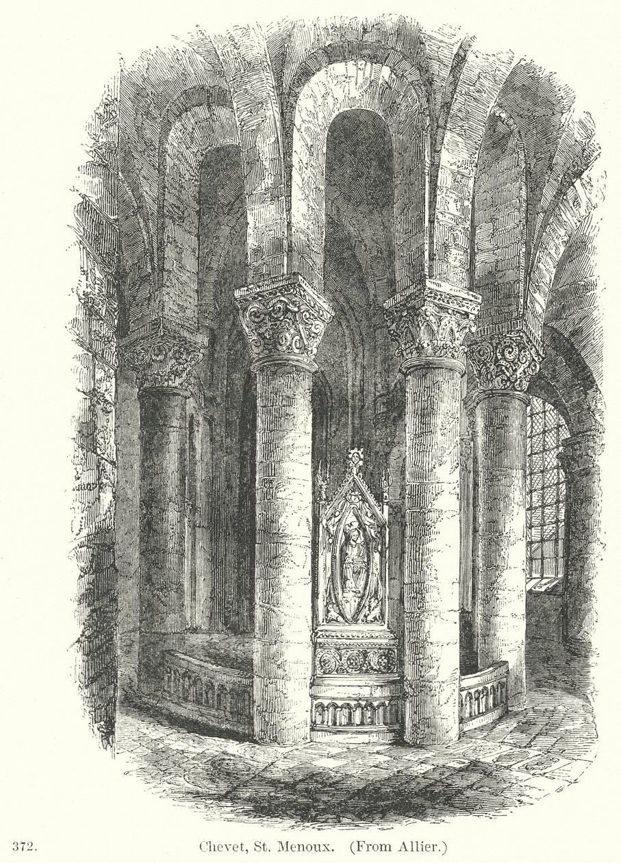 Chevet, St Menoux by English School