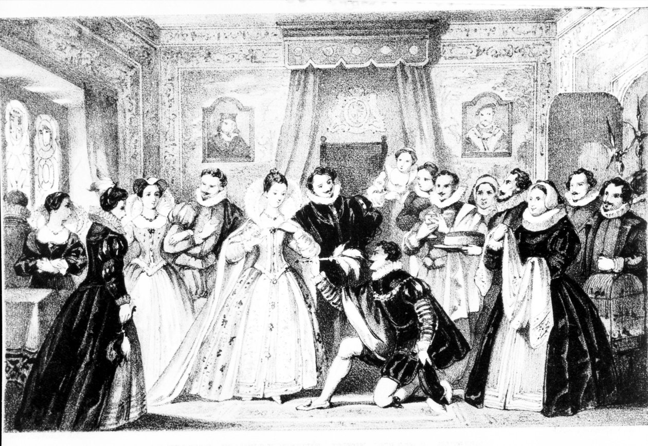 Christmas at the Court of Queen Elizabeth I by English School