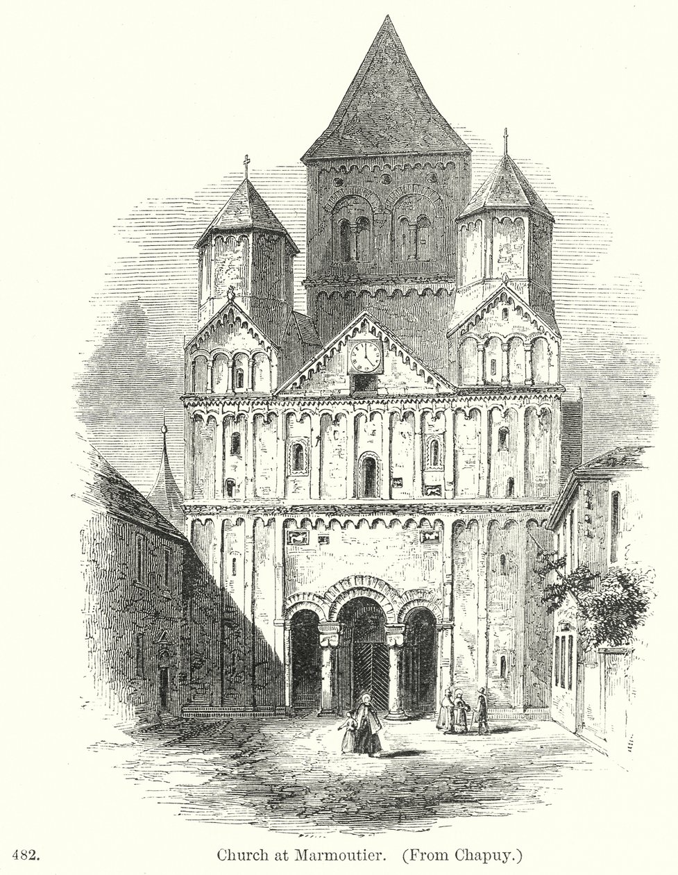 Church at Marmoutier by English School