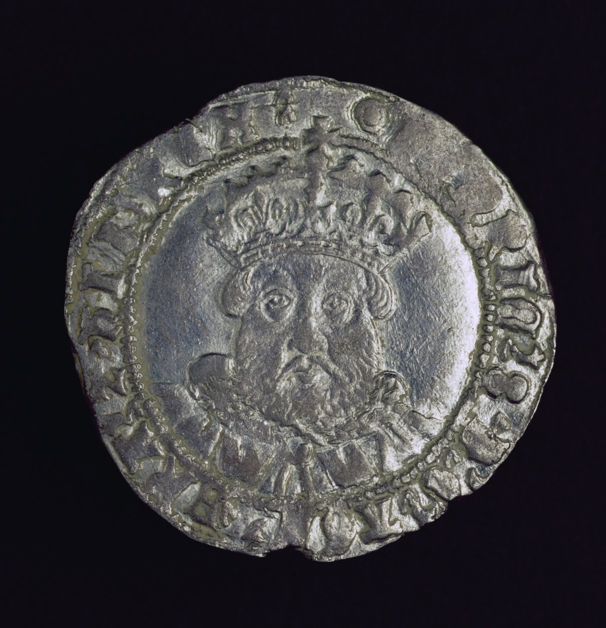 Coin Bearing the Head of Henry VIII by English School