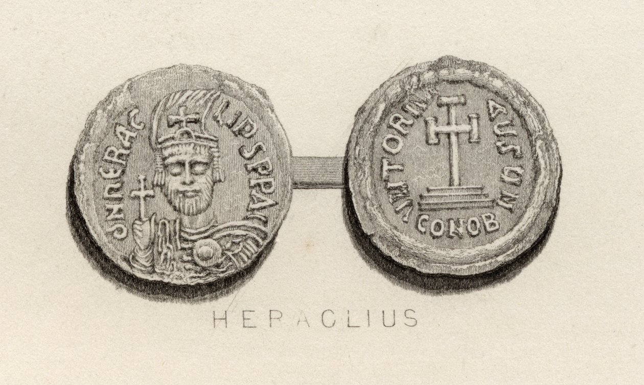 Coin from the time of Heraclius by English School