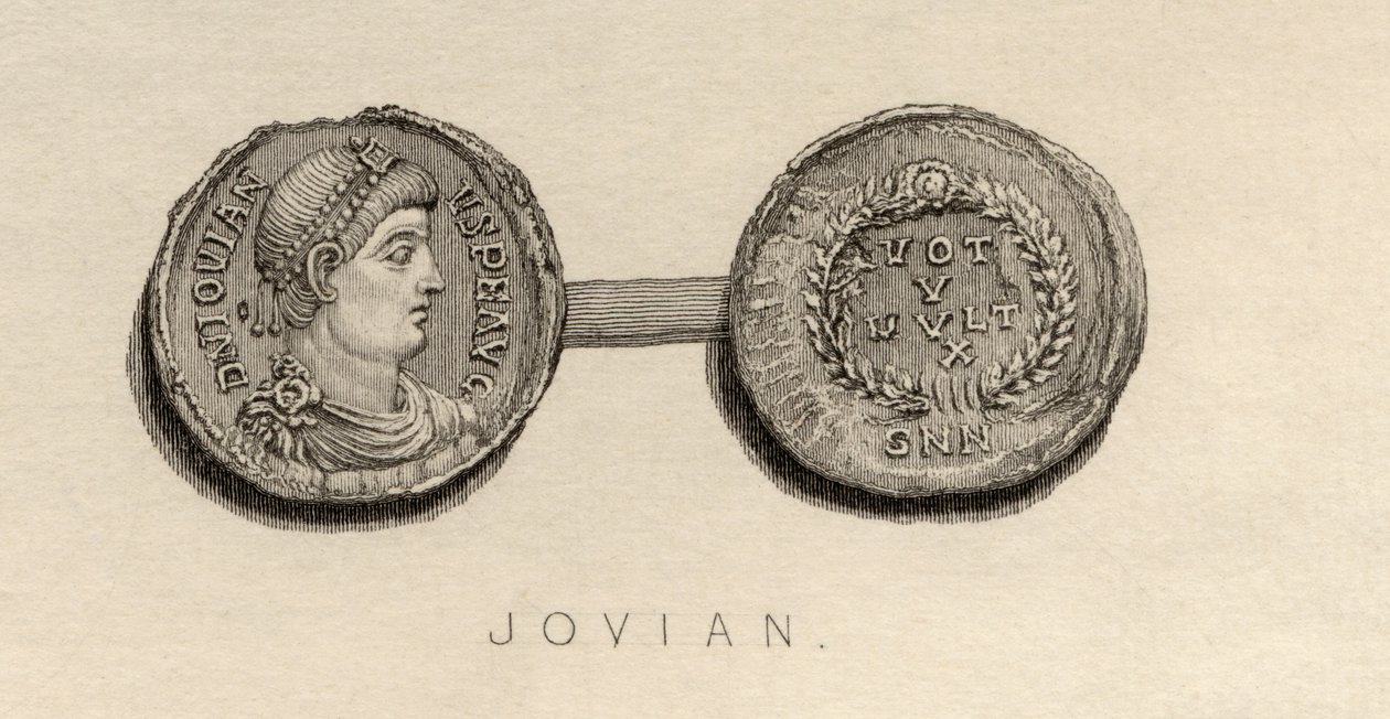 Coin from the time of Jovian by English School