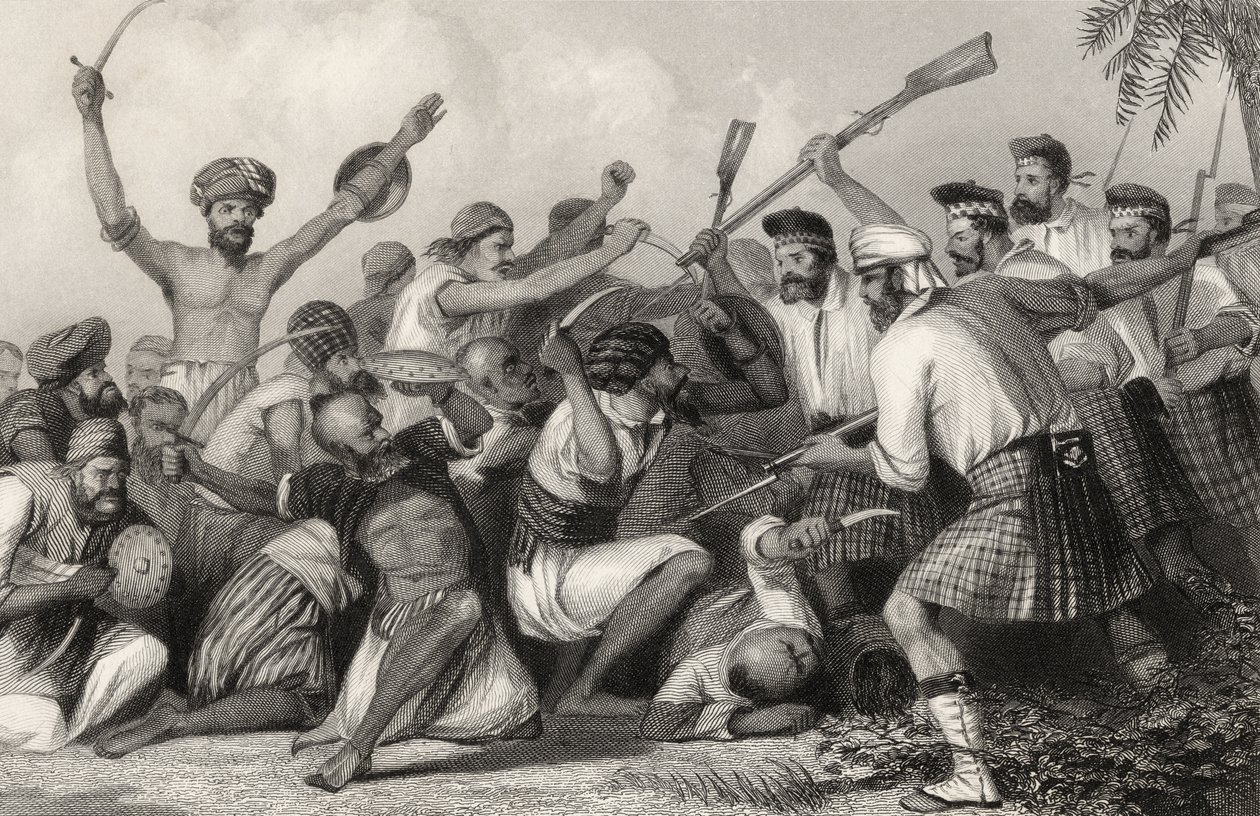 Conflict with the Ghazees before Bareilly on 6th May 1858, from 