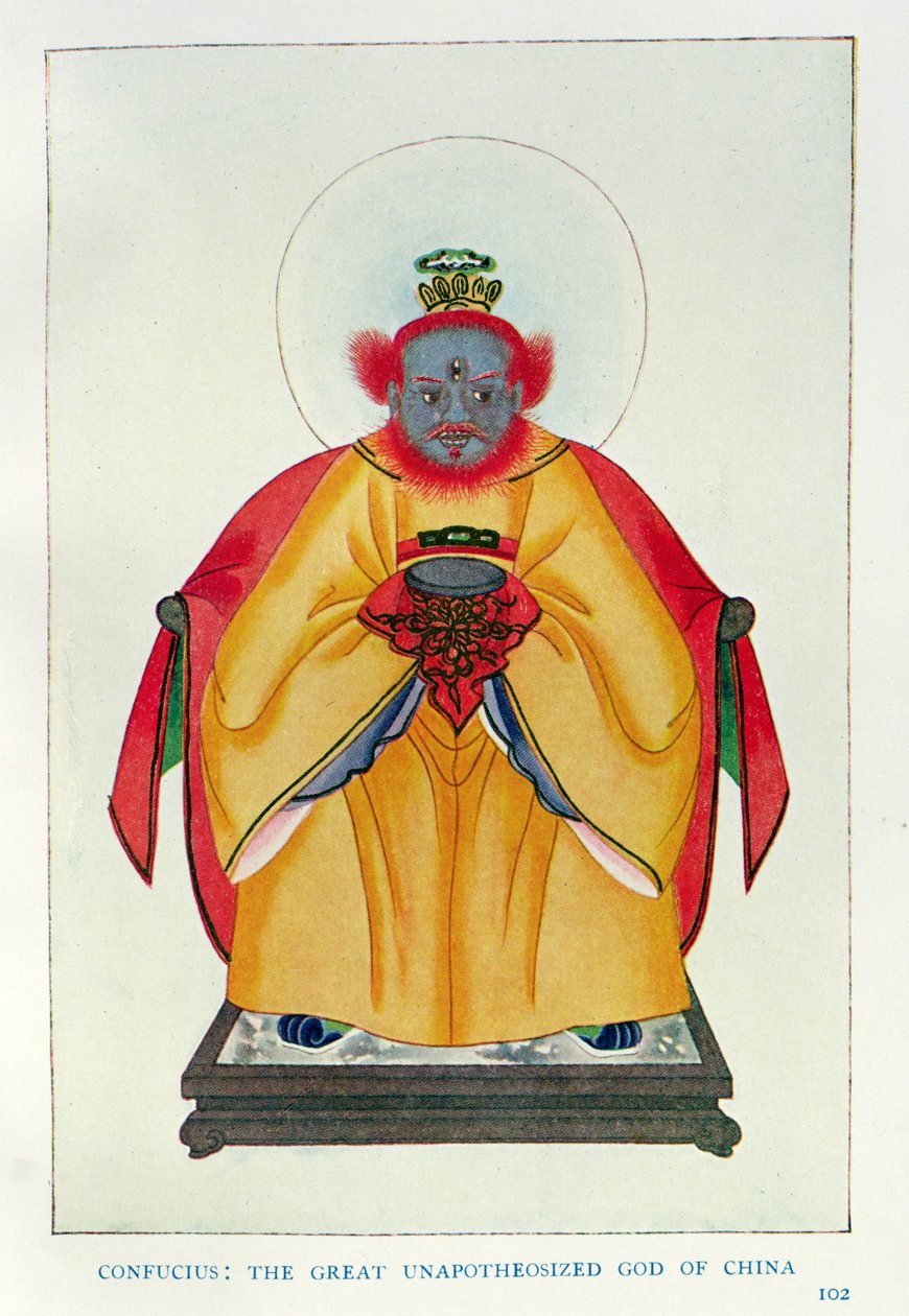 Confucius: The Great Unapotheosized God of China, Illustration from 