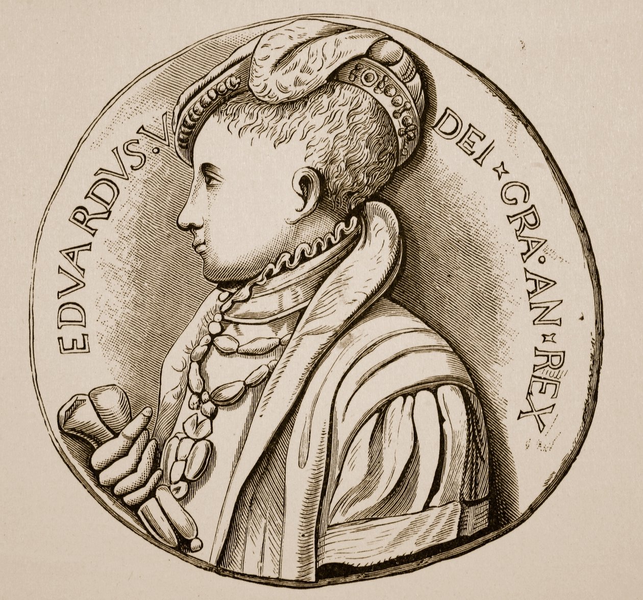 Coronation medal of Edward VI by English School