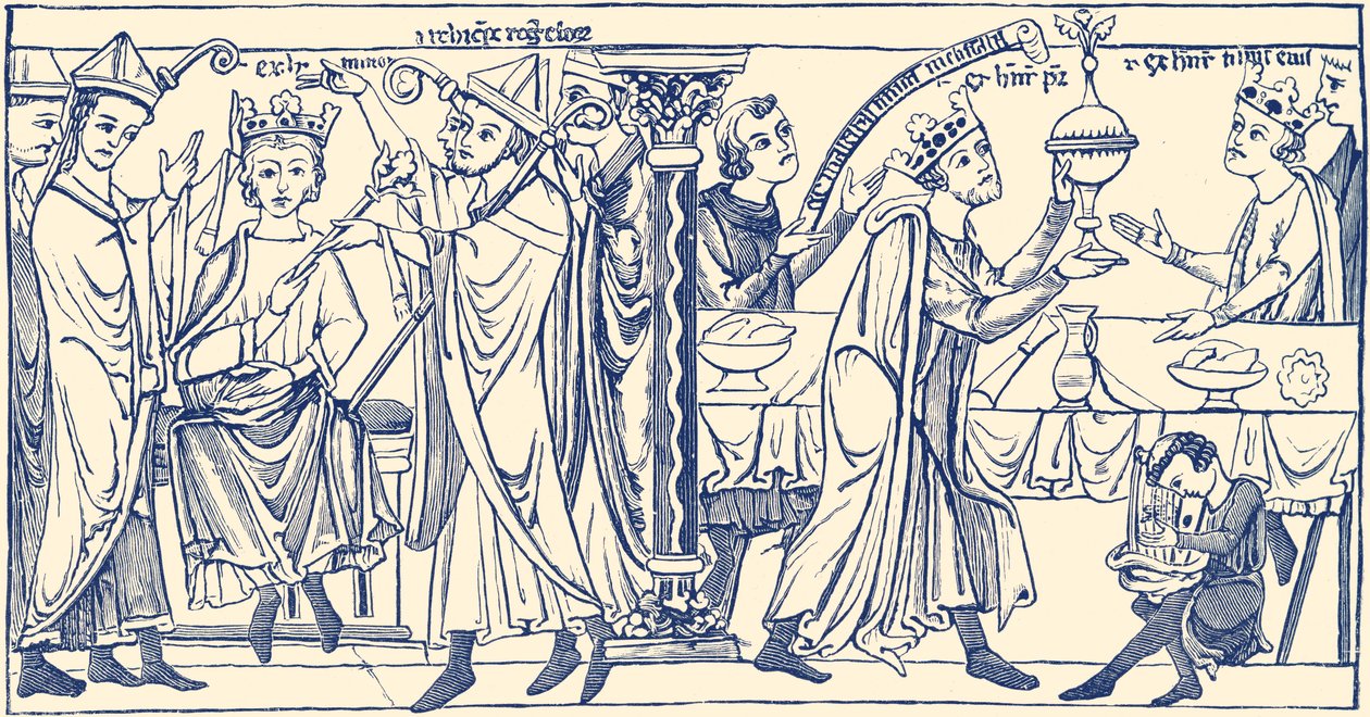 Coronation of Henry the Young King, from 