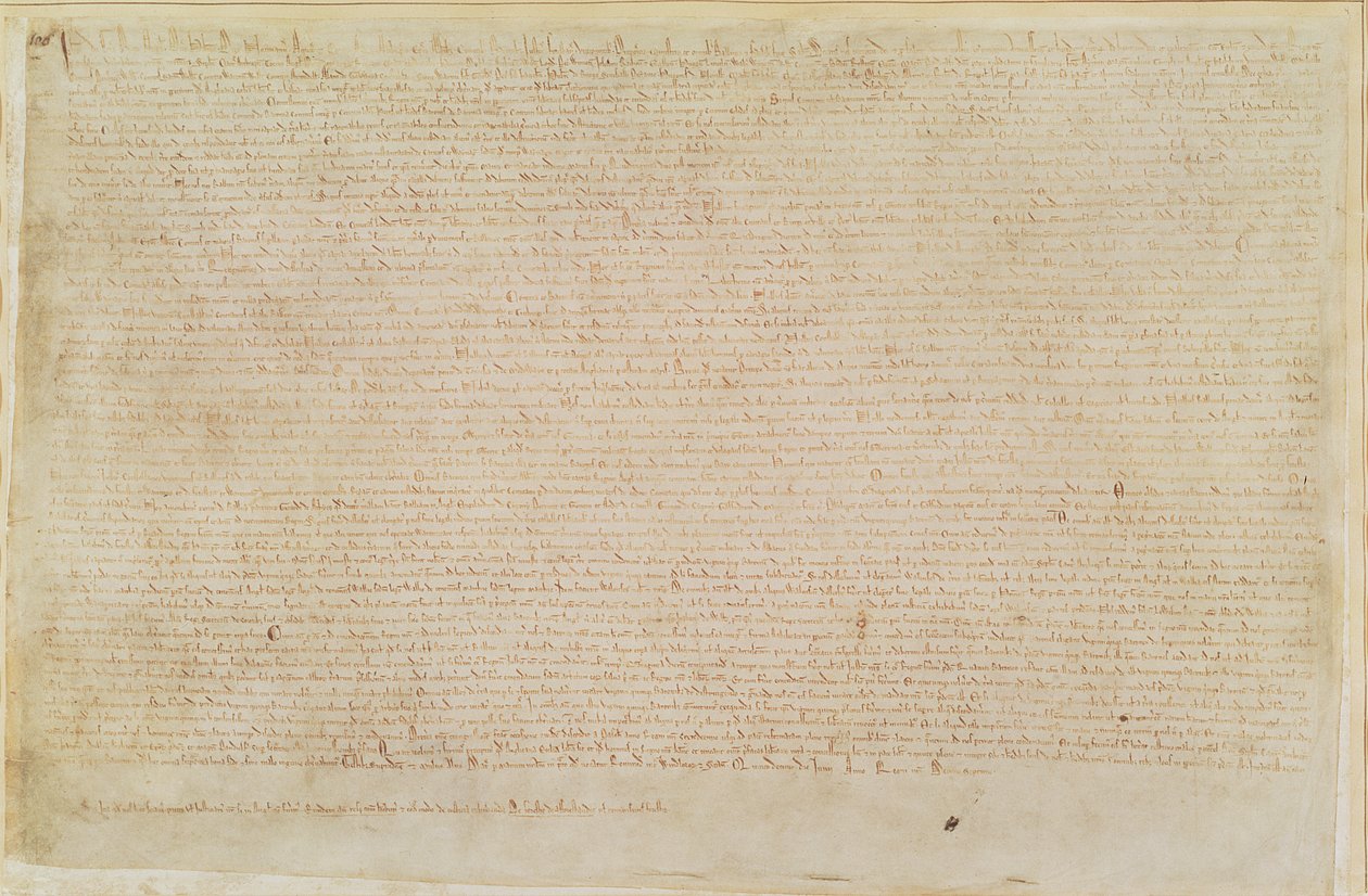 Magna Carta by English School