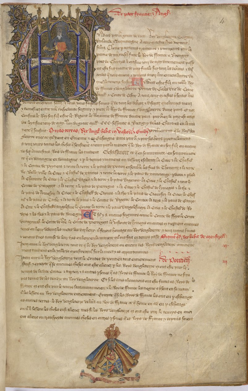 Illuminated initial 