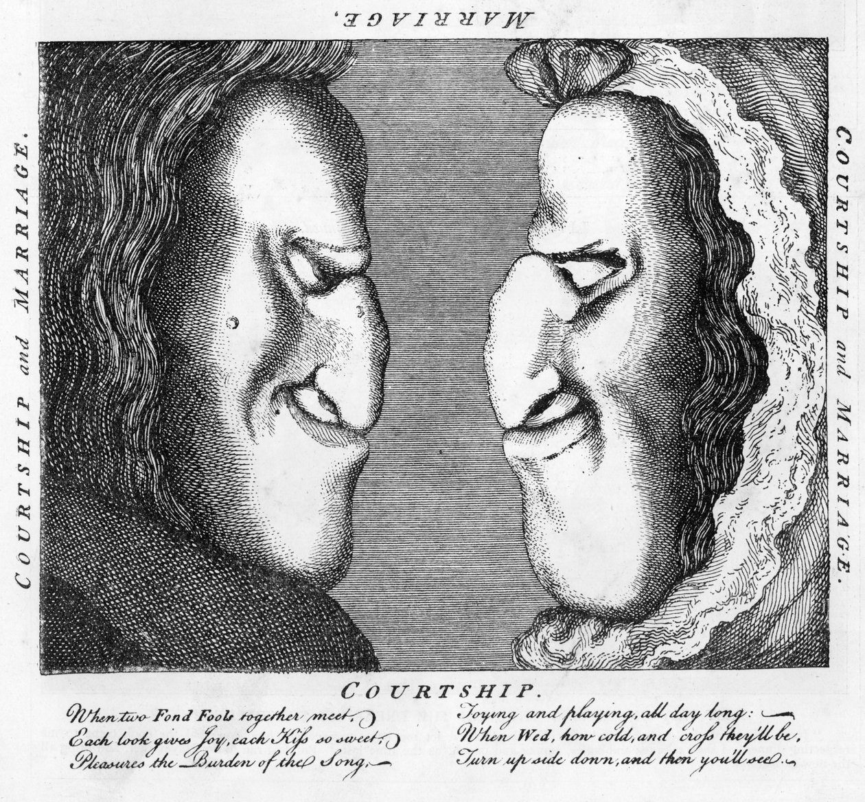 Courtship and Marriage by English School