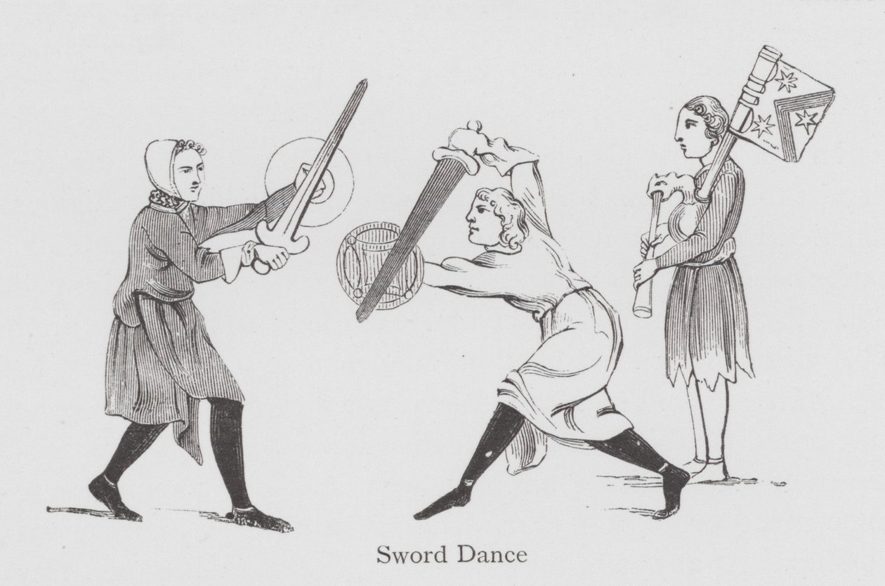 Dancing: Sword Dance by English School