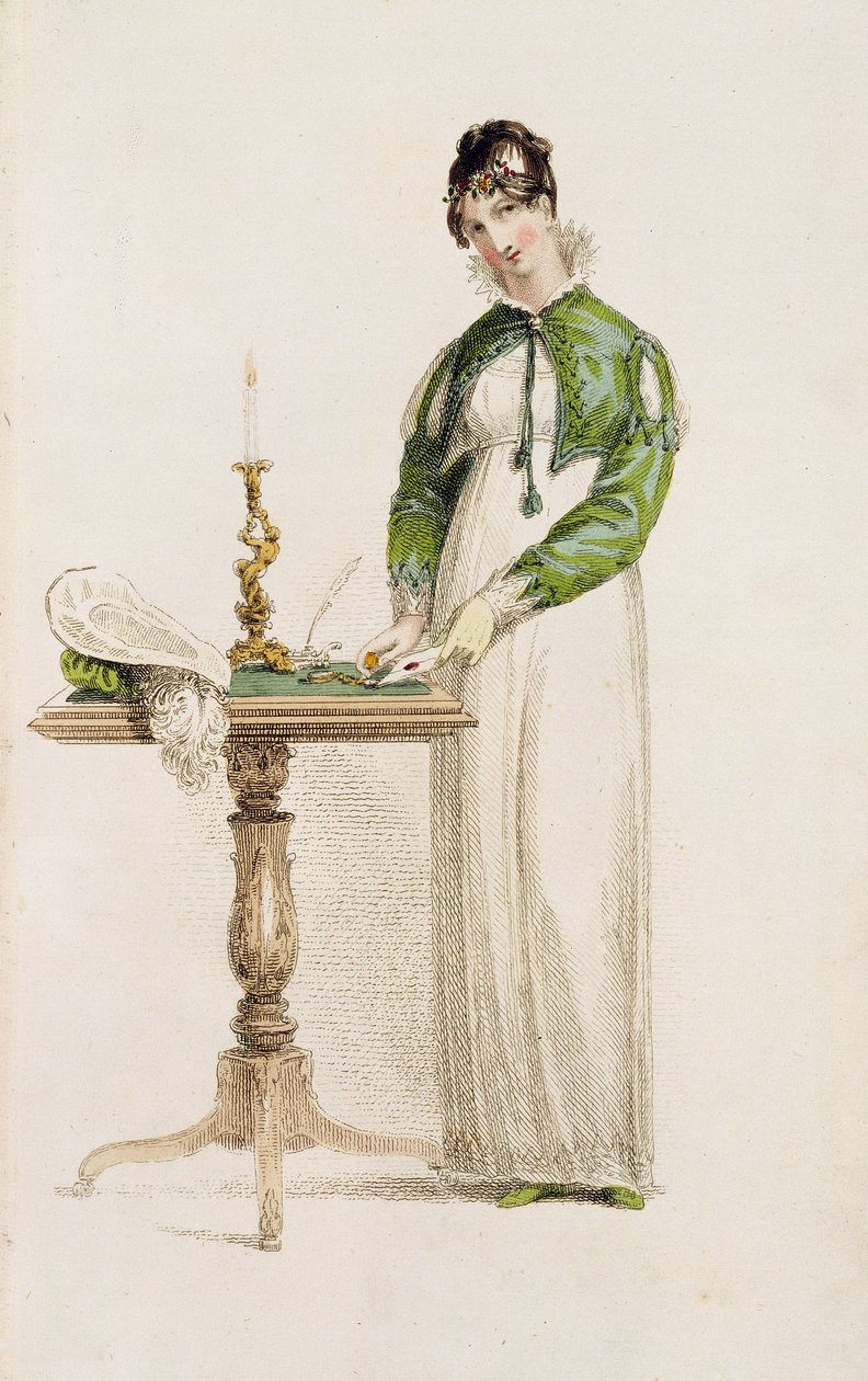 Day dress, fashion plate from Ackermann