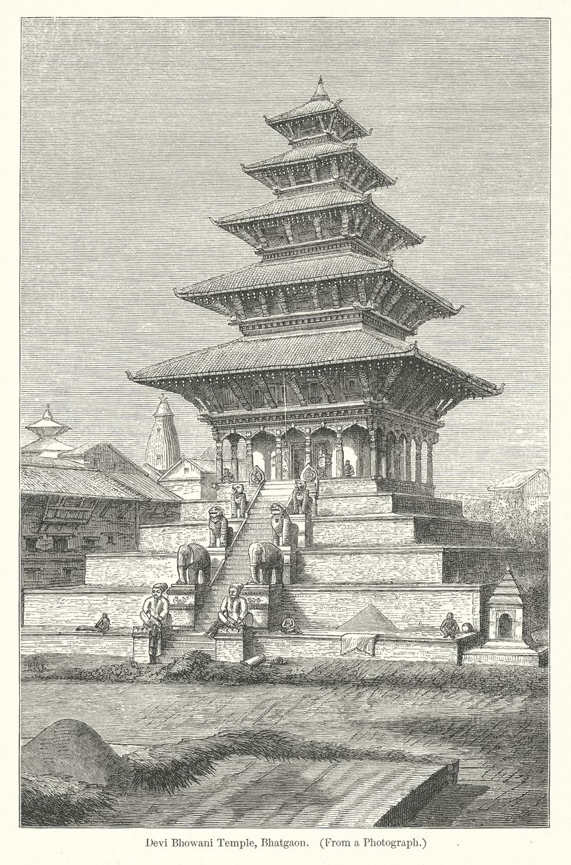 Devi Bhowani Temple, Bhatgaon by English School