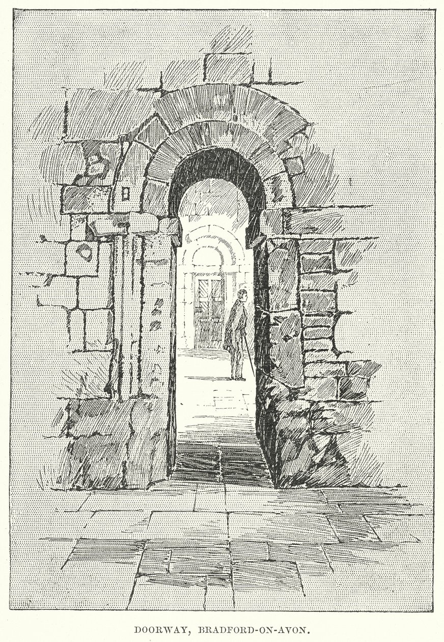 Doorway, Bradford-on-Avon by English School