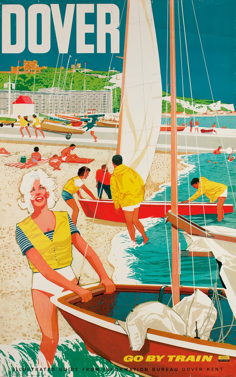 Dover, Poster Advertising British Railways by English School