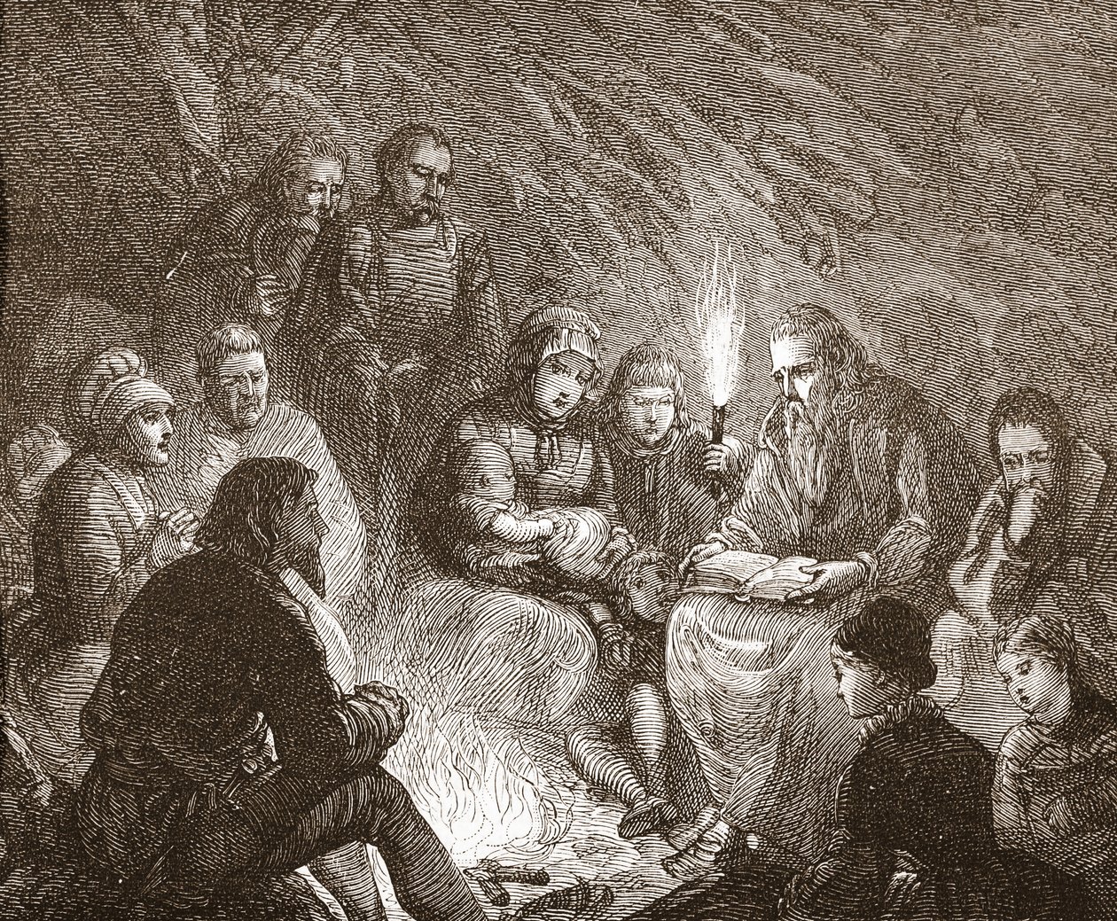 Dutch Protestants in hiding by English School