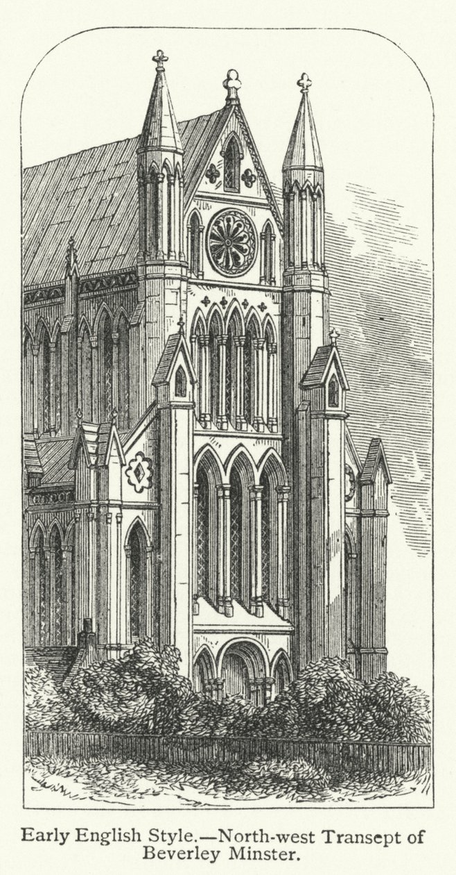Early English Style, North-West Transept of Beverley Minster by English School