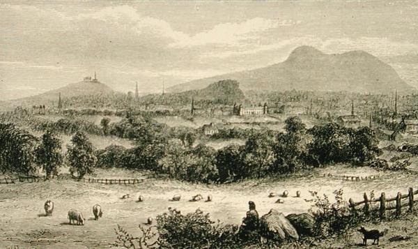 Edinburgh in c.1880, from 
