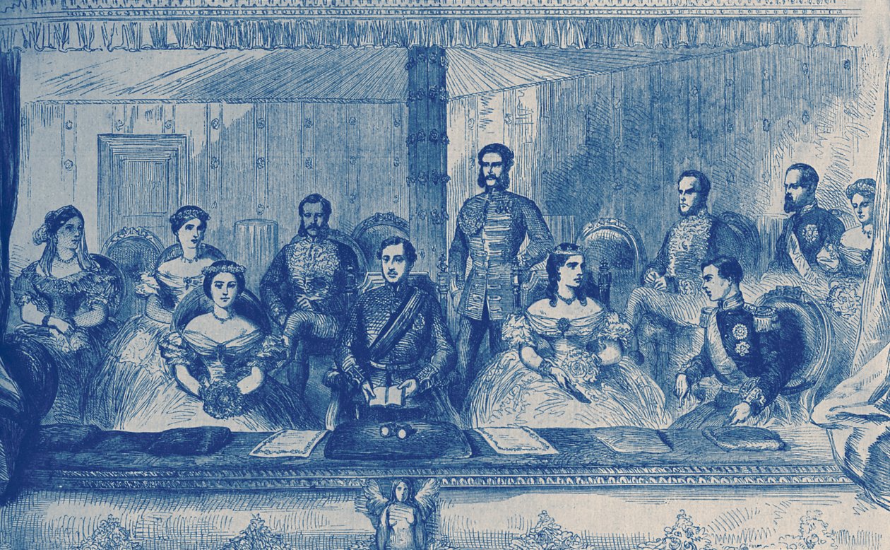 Edward VII and Queen Alexandra of England at the Opera in London by English School