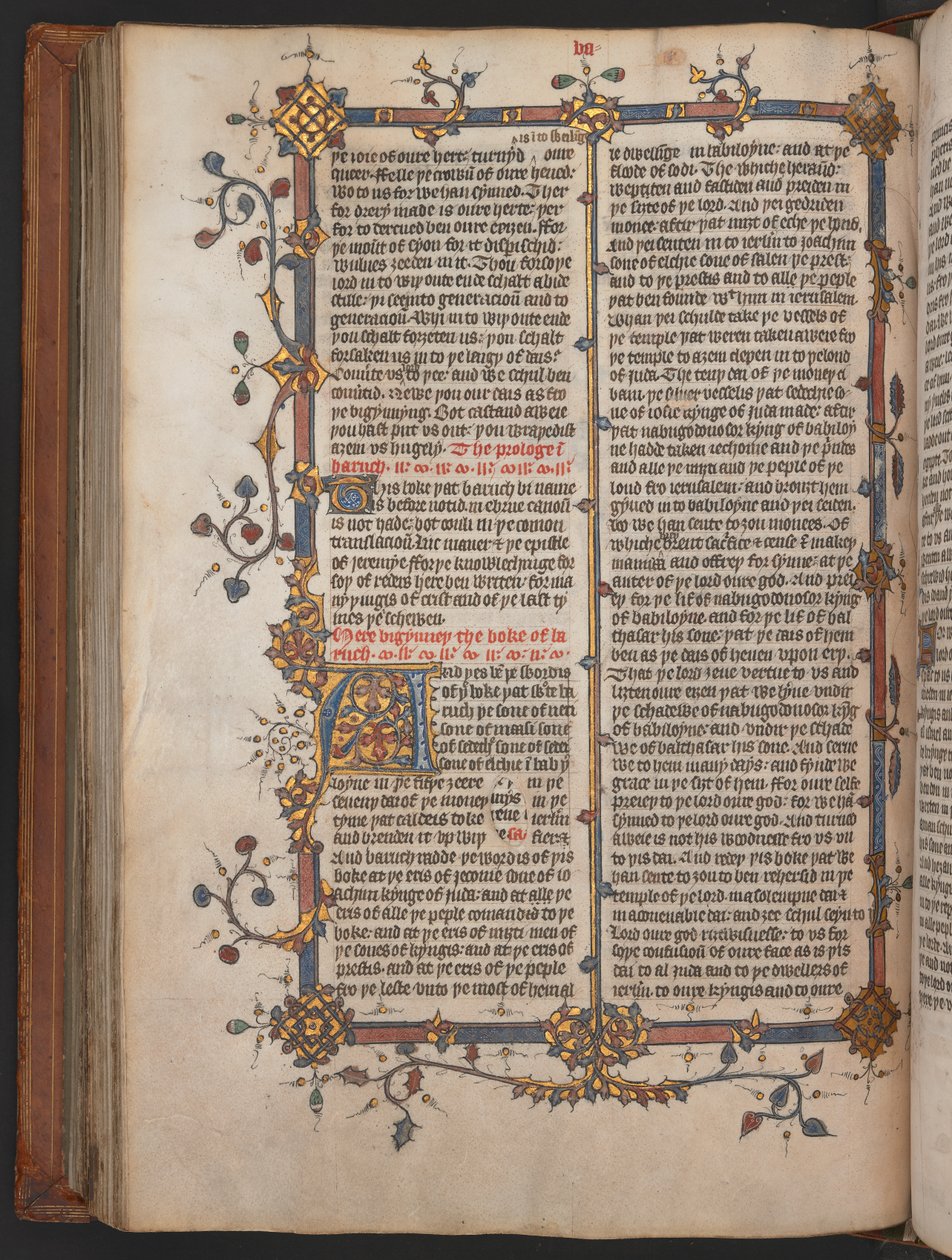 Egerton 617, Wycliffite Bible, before 1397 by English School