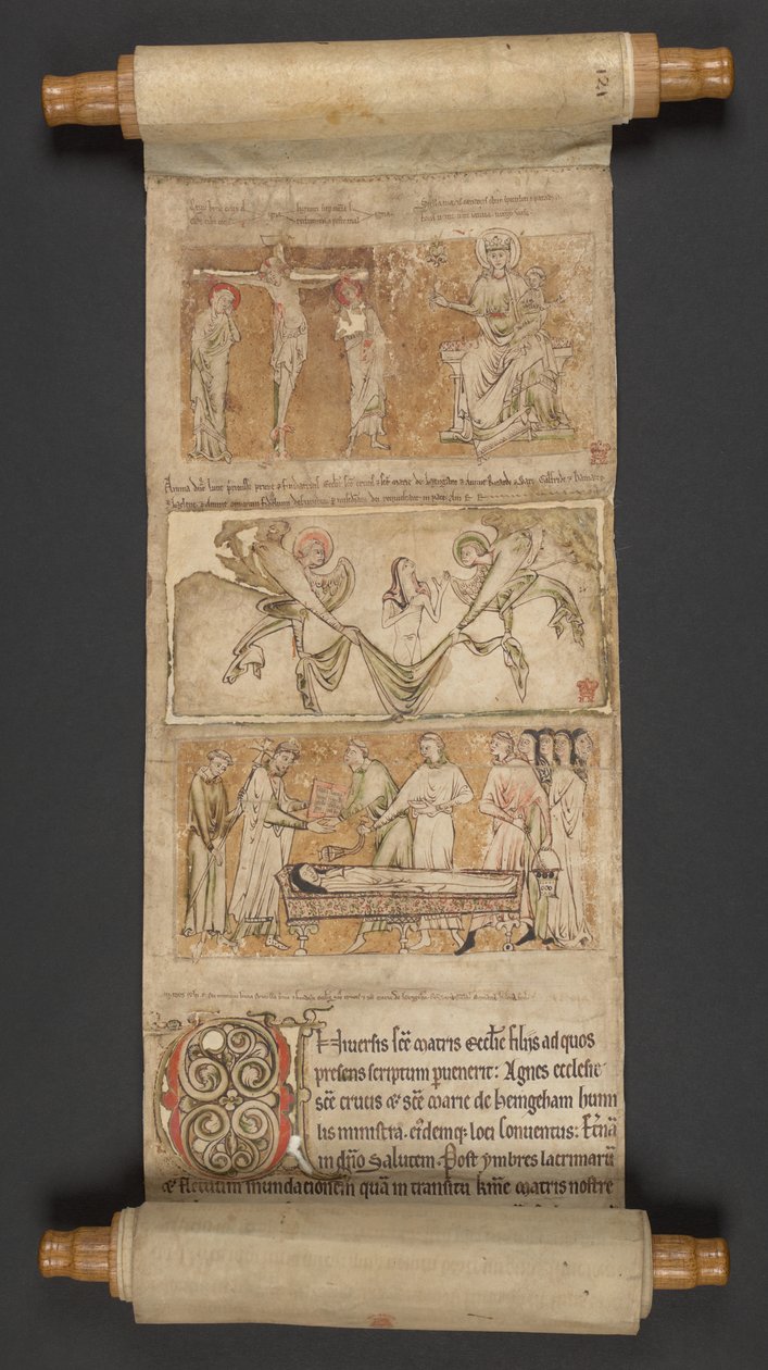 Egerton MS 2849, Membrane I, c.1225-30 by English School