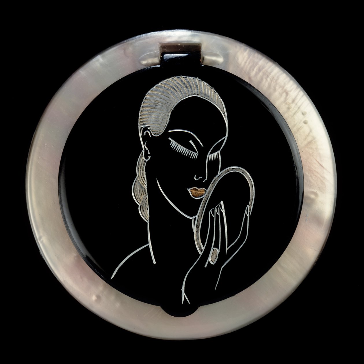 Elegance Powder Compact, 1920-30 by English School