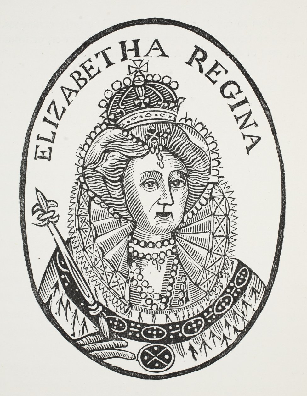 Elizabeth Regina (illustration) by English School