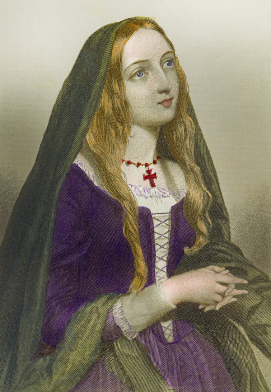 Elizabeth Woodville, Queen Consort of Edward IV, King of England, printed by Henry G. Bohn, 1856 by English School