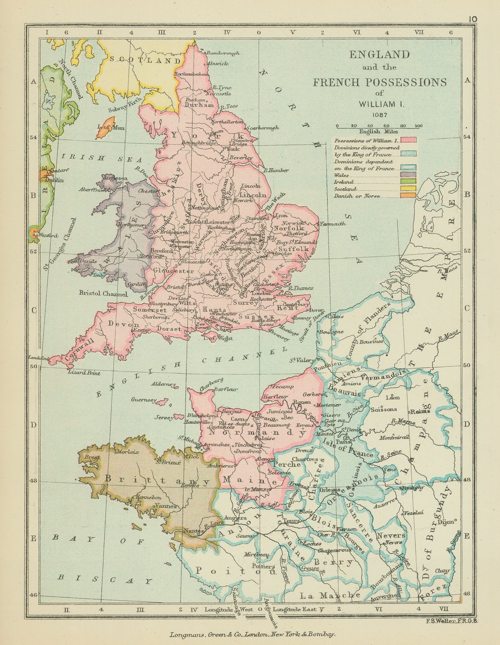 England and the French Possessions of William I by English School